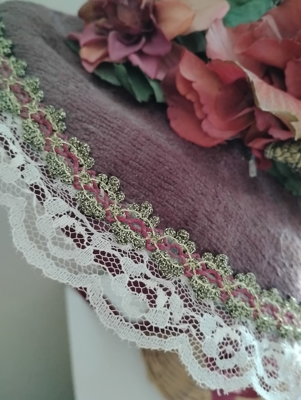 Regency Bonnet Mahogany Jane Austen Lace Reenactment Costume Hat Victorian Lady - Picture 8 of 10
